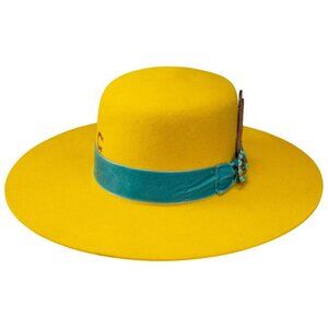 C1H Women's Nomad Yellow Wool Hat